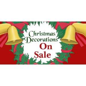    3x6 Vinyl Banner   Christmas Decorations Sale 