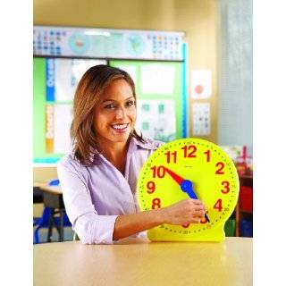  Learning Resources Big Time 12 Hour Student Clock: Office 