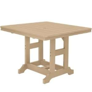  Dining Height   Garden Classic Lily Table   Weatherwood 
