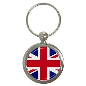  Great Britain Flag Round Key Chain