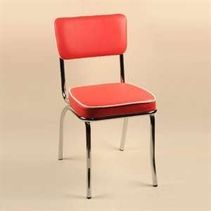    Alston Quality TK1080/Red Retro Dining Chair: Home & Kitchen