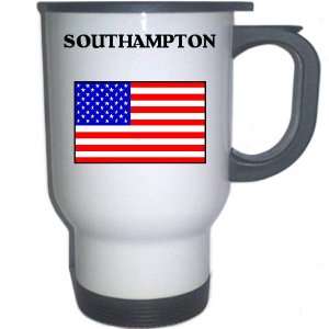  US Flag   Southampton, New York (NY) White Stainless Steel 