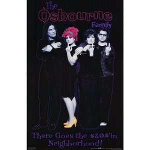  The Osbourne Family ~ MTV Classic ~ Ozzy Osbourne ~ Poster 