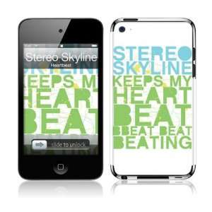     4th Gen  Stereo Skyline  Heartbeat Skin: MP3 Players & Accessories