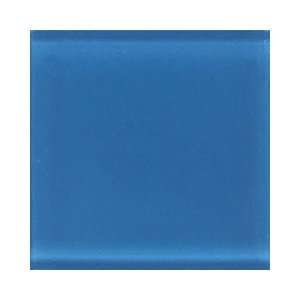   Glass Reflections Ultimate Blue 4.25 x 4.25 Glass Tile Kitchen