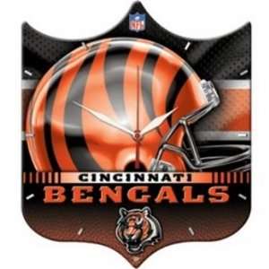   Bengals Wincraft High Definition NFL Wall Clock: Sports & Outdoors