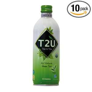 T2U Original Green Tea, 16 Ounce Bottles (Pack of 10)  