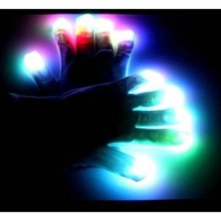   LED Gloves Multicolor LEDs   With Free Blinkee Light!: Everything Else