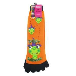  Yelete Toe Socks Halloween Theme Orange   Toe Socks Toys 