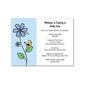   Baby Shower Invitations   Garden Bird: Mermaid By Studio Basics: Baby