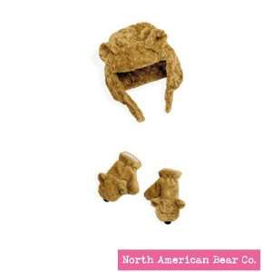 Fuzzy Wear Bear Hat & Mittens Set by North American Bear Co. (3789) 18 