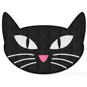  Retro Black Cat Throw Rug Bath Mat
