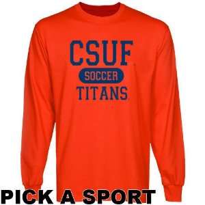  Cal State Fullerton Titans Orange Custom Sport Long Sleeve 