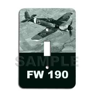 Fw 190   Glow in the Dark Light Switch Plate