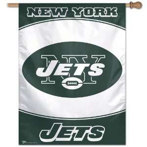  New York Jets NFL Vertical Flag 27x37