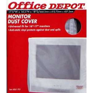  Anti Static MONITOR DUST COVER   Office Depot Electronics