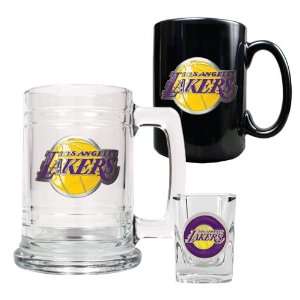  Los Angeles Lakers Tankard, Ceramic Mug & Shot Glass Set 