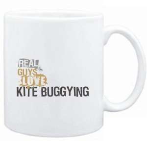   Mug White  Real guys love Kite Buggying  Sports