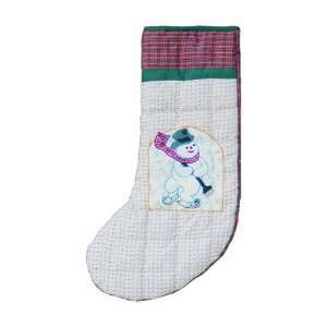 Patch Magic Jolly Snowmen Stocking, 8 Inch by 21 Inch 