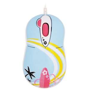   Cube Aloha Collection (Surf) Travel Mouse