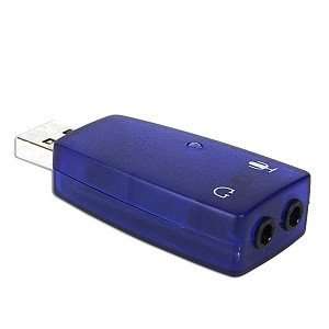 Channel USB Sound Adapter   Plug in Your Headphones and a Microphone 