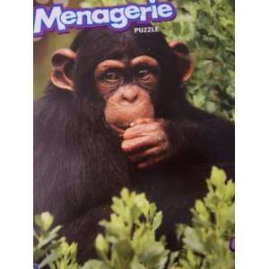  Menagerie 100 Piece Animal Puzzle ~ Baby Chimp: Toys 