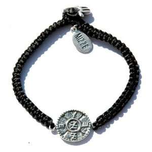   Spiritual Protection Hand Woven Black Charm Bracelet for Men: Jewelry