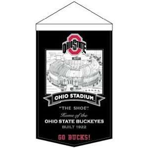  NCAA Ohio State University Stadium Collection Banner 