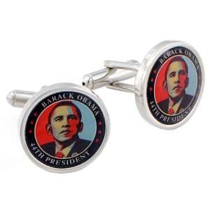  Barack Obama Cufflinks 44th President Cuff links Jewelry