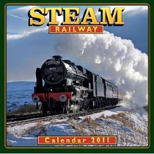    Steam Railway Locomotives   12 Month   30x30cm