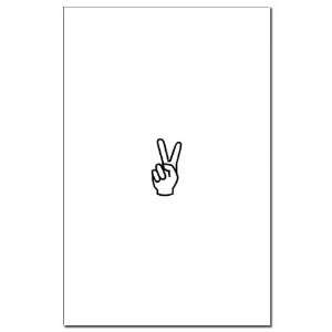  Peace Sign Vintage Mini Poster Print by  Patio 