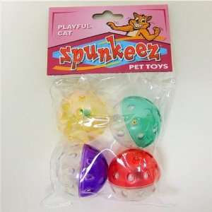  Spunkeez Cat Plastic Balls 4pk Case Pack 24 Everything 