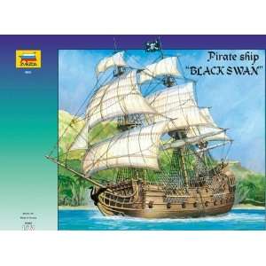  Zvezda Models 1/72 Pirate Ship Black Swan Toys & Games