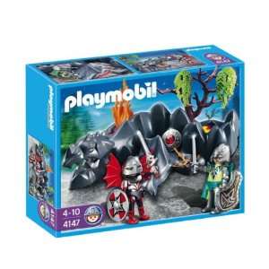  Playmobil 4147 Dragon Rock Compact Set with Knights Toys 