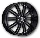 Custom Black chrome Red line Diamond Wheels Tires Sizes items in 