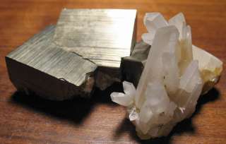 King County, Washington Pyrite and Quartz Crystals WOW  
