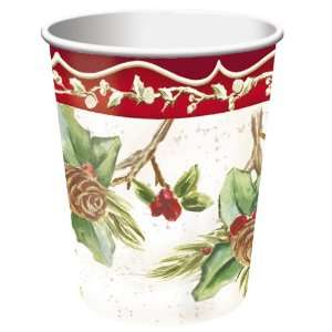    Christmas Holly Paper Beverage Cups   Bulk: Everything Else
