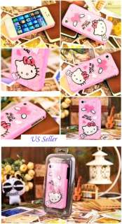 Cuted Hello Kitty Angle Heart 3D Hard Case Cover for iPhone 4 4s 