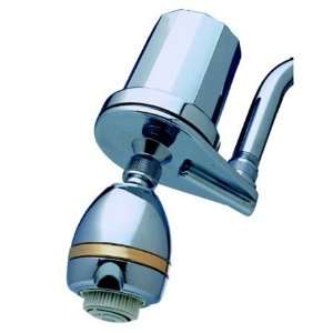  Shower Filter, Chrome w/ Replaceable Cartridge: Home 
