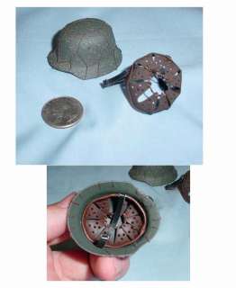Miniatur 1/6th Scale German Helmet w/ Chicken Wire Net  