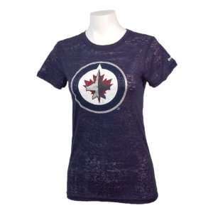  Winnipeg Jets Girls Burnout T Shirt