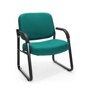   OFM Big & Tall Guest/Reception Chair in Teal Fabric: Office Products