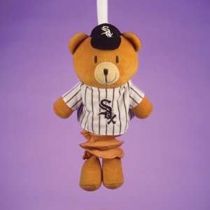   White Sox Musical Plush Pull Down Bear Baby Toy: Sports & Outdoors