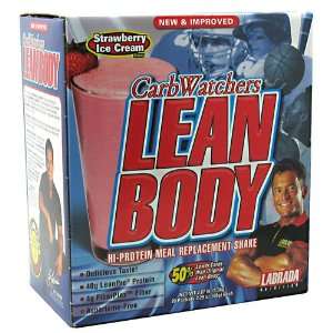  Labrada Nutrition Carb Watchers Lean Body Strawberry Ice 
