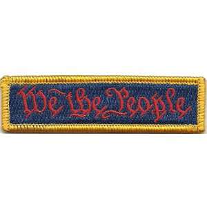   The People   Tactical Morale Patch   Red White & Blue 