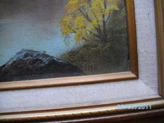 Framed Original Landscape Oil Painting By Sue Fine  