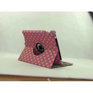  Patent Supercase dot Pink 360 Degrees Rotating Stand 