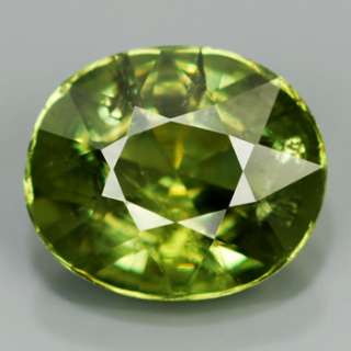 Natural Gem 2.11ct 9x7.5mm Oval Diamond Cut Green DEMANTOID GARNET 