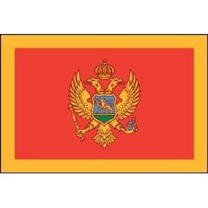  3 x 5 Feet Montenegro Poly   outdoor International Flag 