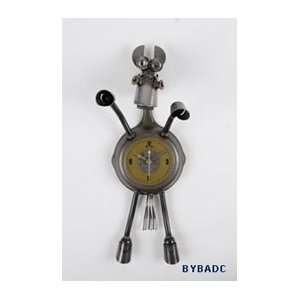  Horse Metal Sculpture Clock by YardBirds